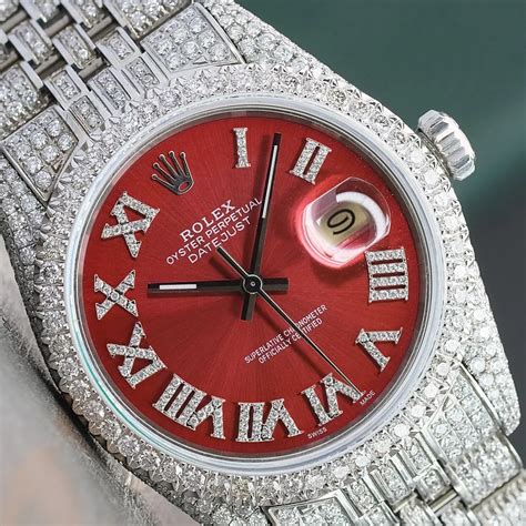 red face rolex iced out price|rolex iced out diamond bracelet.